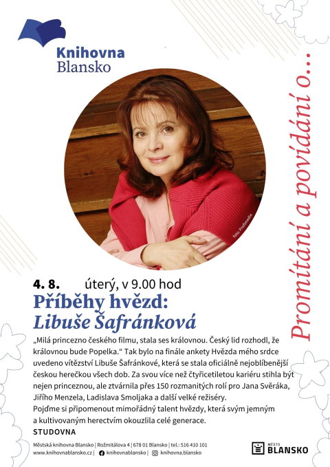 plakát k akci Příběhy hvězd: Libuše Šafránková