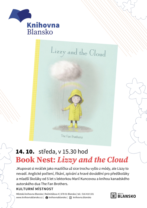plakát k akci Book Nest: Lizzy and the Cloud