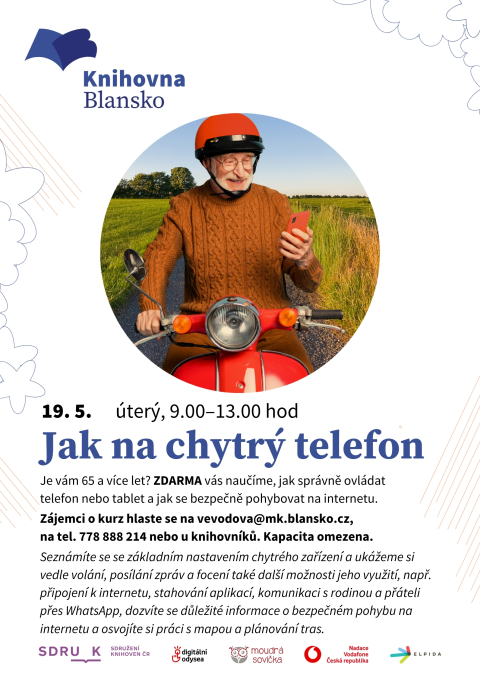 plakát k akci Digitální odysea: Jak na chytrý telefon I.