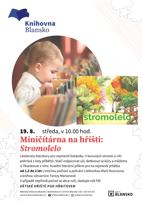 plakát k akci Miničítárna na hřišti: Stromolelo