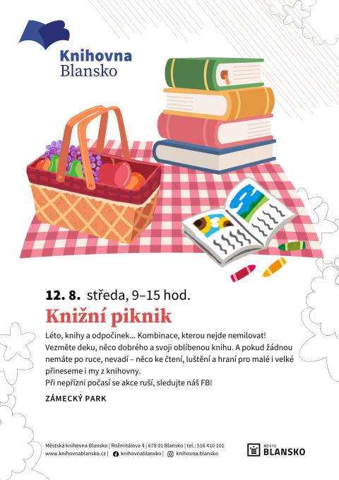 plakát k akci Knižní piknik