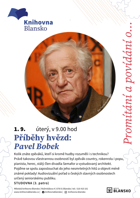 plakát k akci Příběhy hvězd: Pavel Bobek