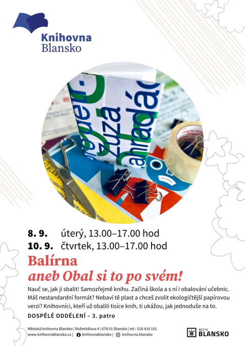 plakát k akci Balírna aneb Obal si to po svém!