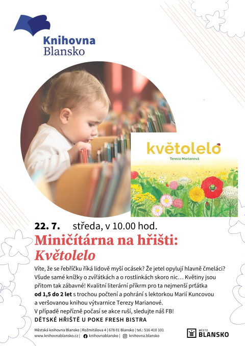 plakát k akci Miničítárna na hřišti: Květolelo