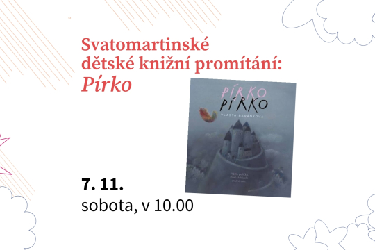 Svatomartinské dětské knižní promítání: Pírko