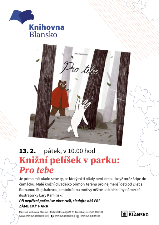 Knižní pelíšek v parku: Pro tebe