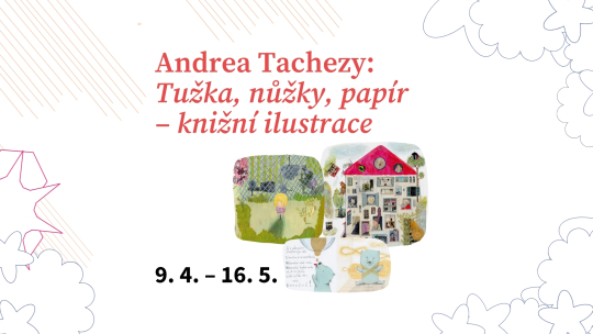Andrea Tachezy: Tužka, nůžky, papír – knižní ilustrace