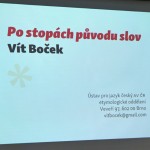 Přednáška V. Bočka