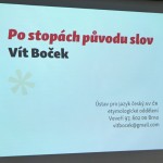 Přednáška V. Bočka